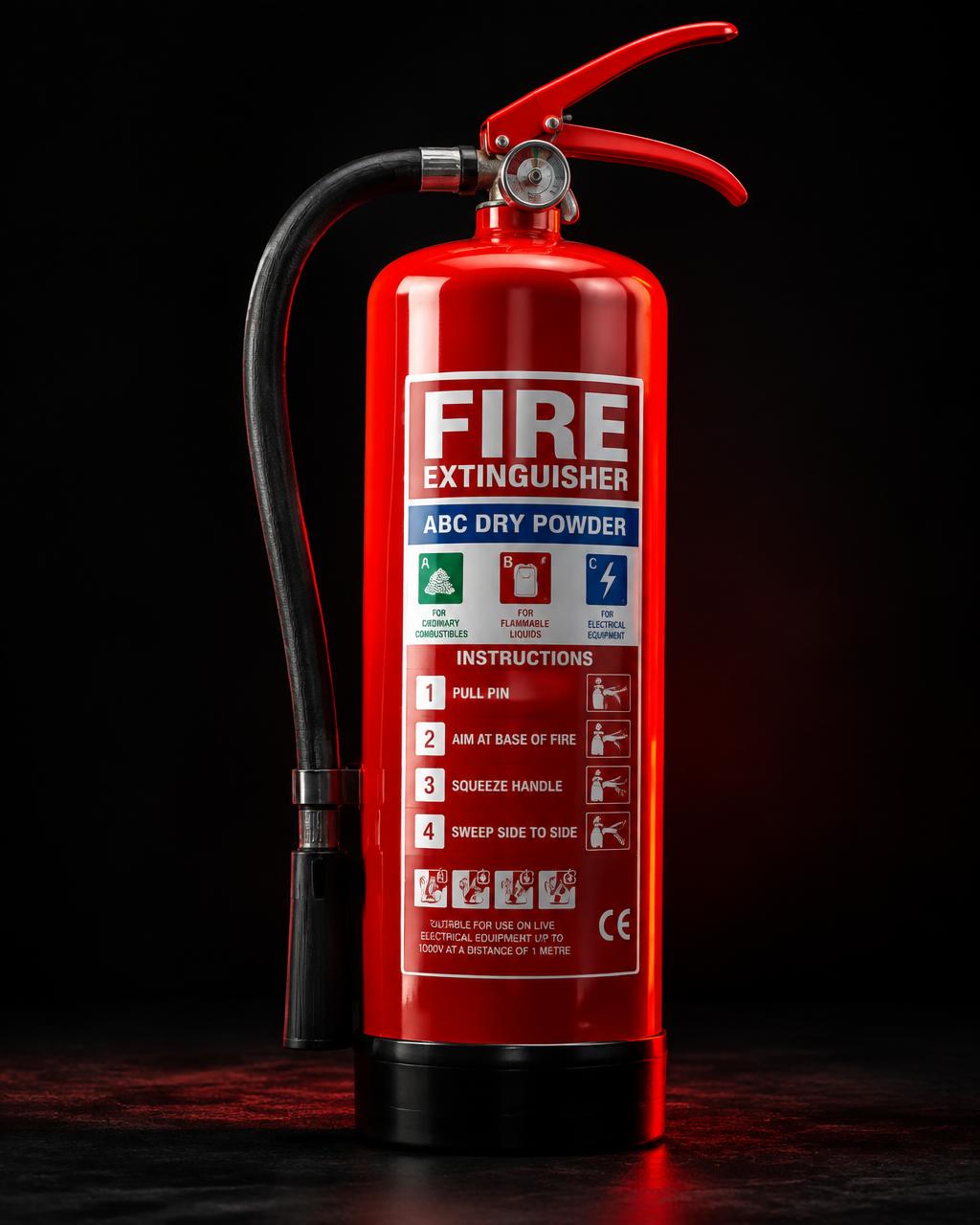 ABC dry powder fire extinguisher